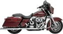 Bassani Manufacturing 11117C 3 1/2in. Slip-On Mufflers - Slant Cut - Chrome - sxspowersports