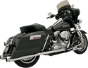 Bassani Manufacturing 11215A Power Curve True-Dual Crossover Header Pipes - Chrome - sxspowersports