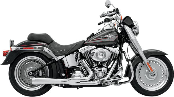 Bassani Manufacturing 12122J Road Rage 2-Into-1 Short Megaphone Exhaust System - Black - sxspowersports