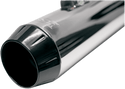 Bassani Manufacturing 13111J Road Rage 2:1 Long Megaphone Exhaust System - Chrome - sxspowersports