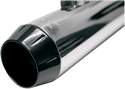 Bassani Manufacturing 13112J Road Rage 2:1 Short Upswept Megaphone Exhaust System - Chrome - sxspowersports