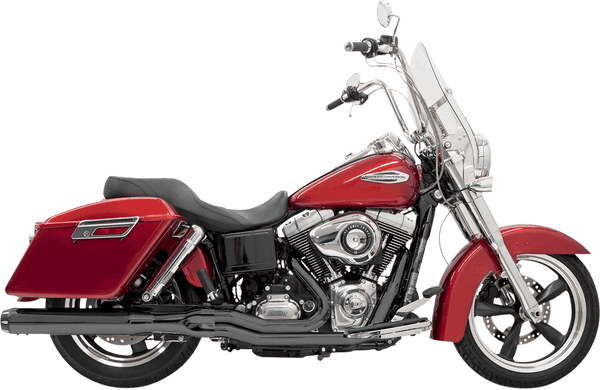 Bassani Manufacturing 13112J Road Rage 2:1 Short Upswept Megaphone Exhaust System - Chrome - sxspowersports