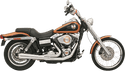 Bassani Manufacturing 13112J Road Rage 2:1 Short Upswept Megaphone Exhaust System - Chrome - sxspowersports