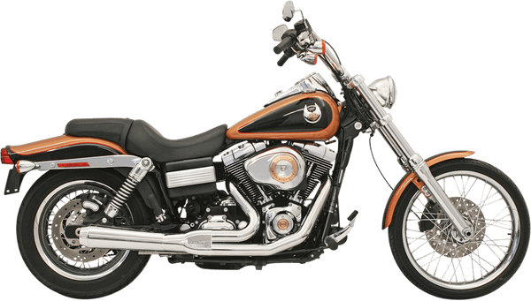 Bassani Manufacturing 13112J Road Rage 2:1 Short Upswept Megaphone Exhaust System - Chrome - sxspowersports