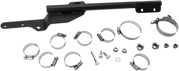 Bassani Manufacturing 13311R Road Rage 2:1 Long w/Black Billet Reverse Cone End Cap w/ Machined Flutes - Chrome - sxspowersports