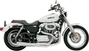 Bassani Manufacturing 14212J Road Rage 2:1 Short Upswept Megaphone Exhaust System - Chrome - sxspowersports
