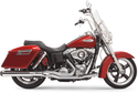 Bassani Manufacturing 1D28R Road Rage 2:1 Long Megaphone Exhaust System - Chrome with Fluted Black End Cap - sxspowersports