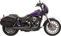 Bassani Manufacturing 1D5250 Road Rage 2:1 Short Upswept Megaphone Exhaust System - Non Stepped - Chrome - sxspowersports