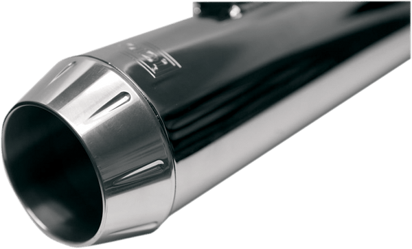 Bassani Manufacturing 1D5250 Road Rage 2:1 Short Upswept Megaphone Exhaust System - Non Stepped - Chrome - sxspowersports
