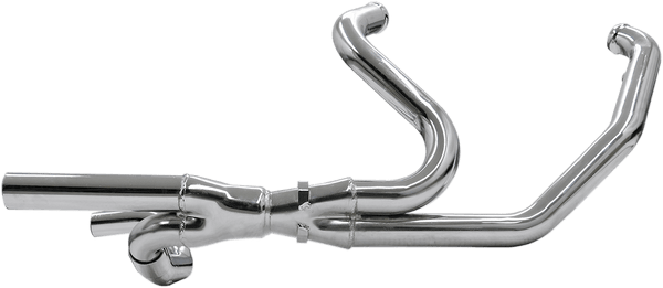 Bassani Manufacturing 1F14A 2x2 Dual Headpipes - Chrome - sxspowersports