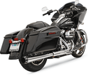 Bassani Manufacturing 1F17R Crossover Eliminator with 4in. DNT Slip-On Muffler - Chrome Megaphone - sxspowersports