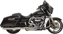 Bassani Manufacturing 1F28SS Short Road Rage III Stainless 2-Into-1 Exhaust System - 4in. Straight - sxspowersports