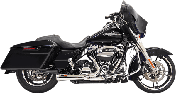 Bassani Manufacturing 1F42R Short Road Rage 2-Into-1 Exhaust System - Chrome - sxspowersports