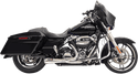 Bassani Manufacturing 1F42SS Short Road Rage 2-Into-1 Exhaust System - Stainless Steel - sxspowersports