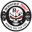 Bassani Manufacturing 1F572DNT5 4in. DNT Megaphone Muffler with Acoustically Tuned Baffle - Chrome with Polished End Cap - sxspowersports