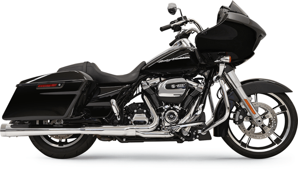 Bassani Manufacturing 1F572DNT5 4in. DNT Megaphone Muffler with Acoustically Tuned Baffle - Chrome with Polished End Cap - sxspowersports