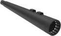 Bassani Manufacturing 1F572DNT5B 4in. DNT Megaphone Muffler with Acoustically Tuned Baffle - Black with Black End Cap - sxspowersports