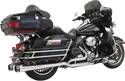 Bassani Manufacturing 1F66RB True Dual Down Under System with Megaphone Mufflers - Black - sxspowersports