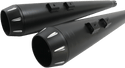 Bassani Manufacturing 1F66RB True Dual Down Under System with Megaphone Mufflers - Black - sxspowersports