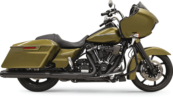 Bassani Manufacturing 1F740 4in. Quick Change Slip-Ons - Chrome - sxspowersports