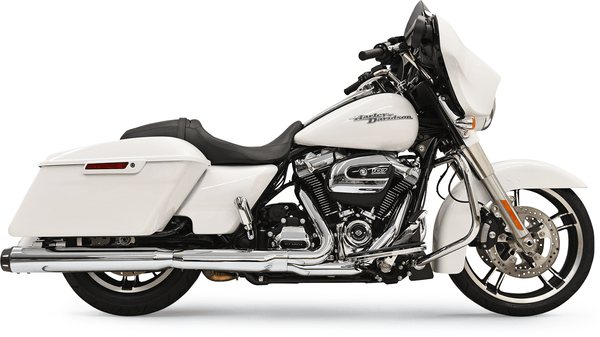 Bassani Manufacturing 1F742 4in. Quick Change Series Slip-Ons - Chrome - sxspowersports