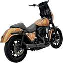 Bassani Manufacturing 1FXR2B Road Rage 2:1 Short Megaphone Exhaust System - Black - sxspowersports