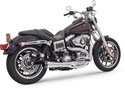Bassani Manufacturing 1S12R Road Rage II Mega Power Exhaust System - Short Chrome Megaphone with Black Fluted End Cap - sxspowersports