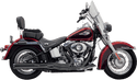 Bassani Manufacturing 1S18R Road Rage II B1 Power Exhaust System with Heat Shields - Chrome with Black Fluted End Cap - sxspowersports