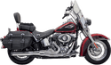 Bassani Manufacturing 1S18R Road Rage II B1 Power Exhaust System with Heat Shields - Chrome with Black Fluted End Cap - sxspowersports