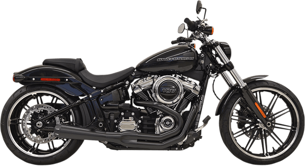 Bassani Manufacturing 1S62RB Road Rage III Exhaust System - Black with Full Black Heat Shields - sxspowersports