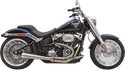 Bassani Manufacturing 1S62SS Road Rage III 2-Into-1 Exhaust System - Stainless with Partial Stainless Steel Heat Shields - sxspowersports