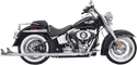 Bassani Manufacturing 1S66E-30 True Duals with 30in. Fishtail Muffler with Baffle - sxspowersports