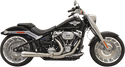 Bassani Manufacturing 1S72SS Road Rage III 2-Into-1 Exhaust System - Stainless with Partial Stainless Steel Heat Shields - sxspowersports