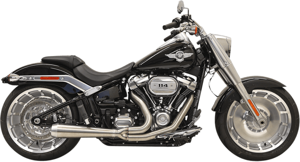 Bassani Manufacturing 1S72SS Road Rage III 2-Into-1 Exhaust System - Stainless with Partial Stainless Steel Heat Shields - sxspowersports