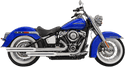 Bassani Manufacturing 1S93SB 2-Into-2 Staggered Exhaust System - Black - sxspowersports