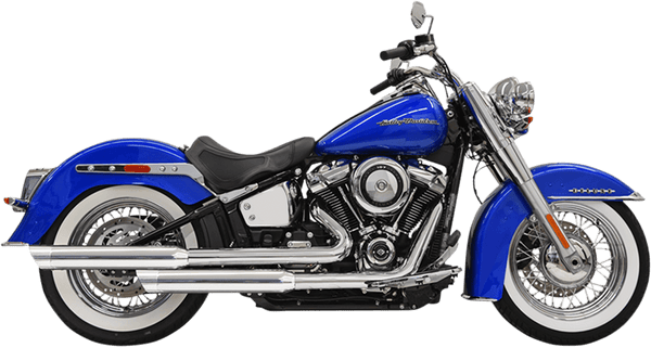 Bassani Manufacturing 1S93SB 2-Into-2 Staggered Exhaust System - Black - sxspowersports