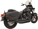 Bassani Manufacturing 1S93SB 2-Into-2 Staggered Exhaust System - Black - sxspowersports