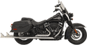 Bassani Manufacturing 1S96E-36 True Duals with 36in. Fishtail Mufflers - with Baffle - Chrome - sxspowersports
