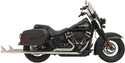 Bassani Manufacturing 1S96E-39 True Duals with 39in. Fishtail Mufflers - with Baffle - Chrome - sxspowersports