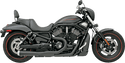 Bassani Manufacturing 1V22JB Road Rage 2:1 Short Megaphone Exhaust System - Black - sxspowersports