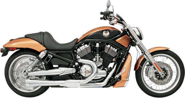 Bassani Manufacturing 1V22JB Road Rage 2:1 Short Megaphone Exhaust System - Black - sxspowersports