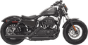 Bassani Manufacturing 1X17F 3in. Firepower Slip-Ons - Slash Cut - Chrome - sxspowersports