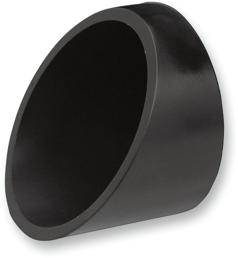 Bassani Manufacturing 1X27SB 3in. Firepower Slip-Ons - Black Billet Slash-Cut End Cap - Chrome - sxspowersports