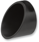 Bassani Manufacturing 1X27SB 3in. Firepower Slip-Ons - Black Billet Slash-Cut End Cap - Chrome - sxspowersports