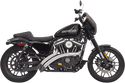 Bassani Manufacturing 1X3FC Radial Sweepers 2-Into-2 Exhaust System - Black with Black Heat Shields - sxspowersports