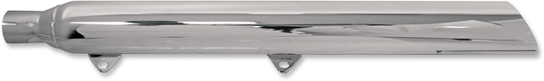 Bassani Manufacturing 31117C 3in. Slip-Ons with 2in. Baffles for Bassani Header Pipes - Slash Up - Chrome - sxspowersports
