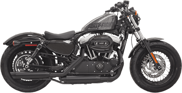 Bassani Manufacturing BE30Q Grooved Billet End Cap for 3in. Firepower Slip-Ons - Black - sxspowersports