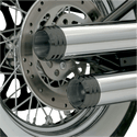 Bassani Manufacturing BE30T Fluted Billet End Cap for 3in. Firepower Slip-Ons - Black - sxspowersports