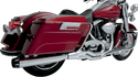 Bassani Manufacturing FLH-777 Road Rage II B1 Power Exhaust System with Heat Shields - Chrome with Polished End Cap - sxspowersports
