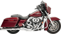 Bassani Manufacturing FLH-777 Road Rage II B1 Power Exhaust System with Heat Shields - Chrome with Polished End Cap - sxspowersports